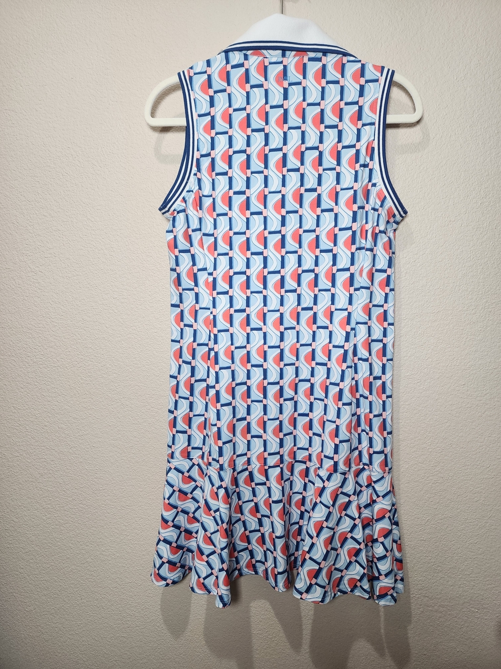 J Mclaughlin Merlin Dress Sleeveless Polo Tennis Pickle Ball Dress Ruffle Hem - Picture 8 of 8